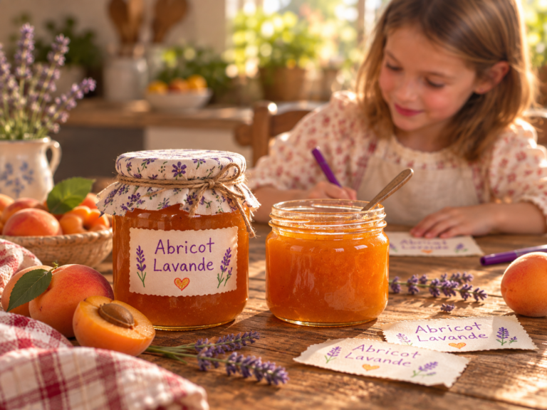 Confiture d’abricots à la lavande