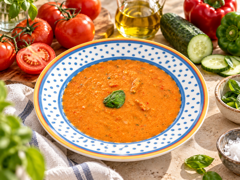 Gaspacho andalou maison : frais, facile et à préparer à l&rsquo;avance