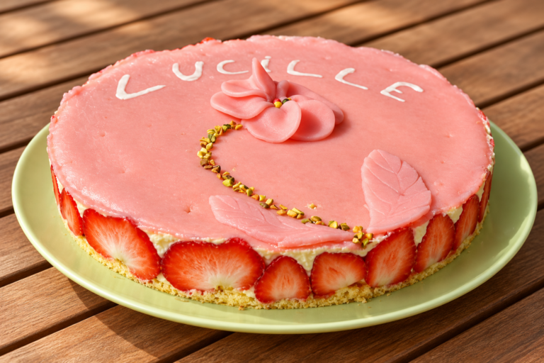 Fraisier pistache