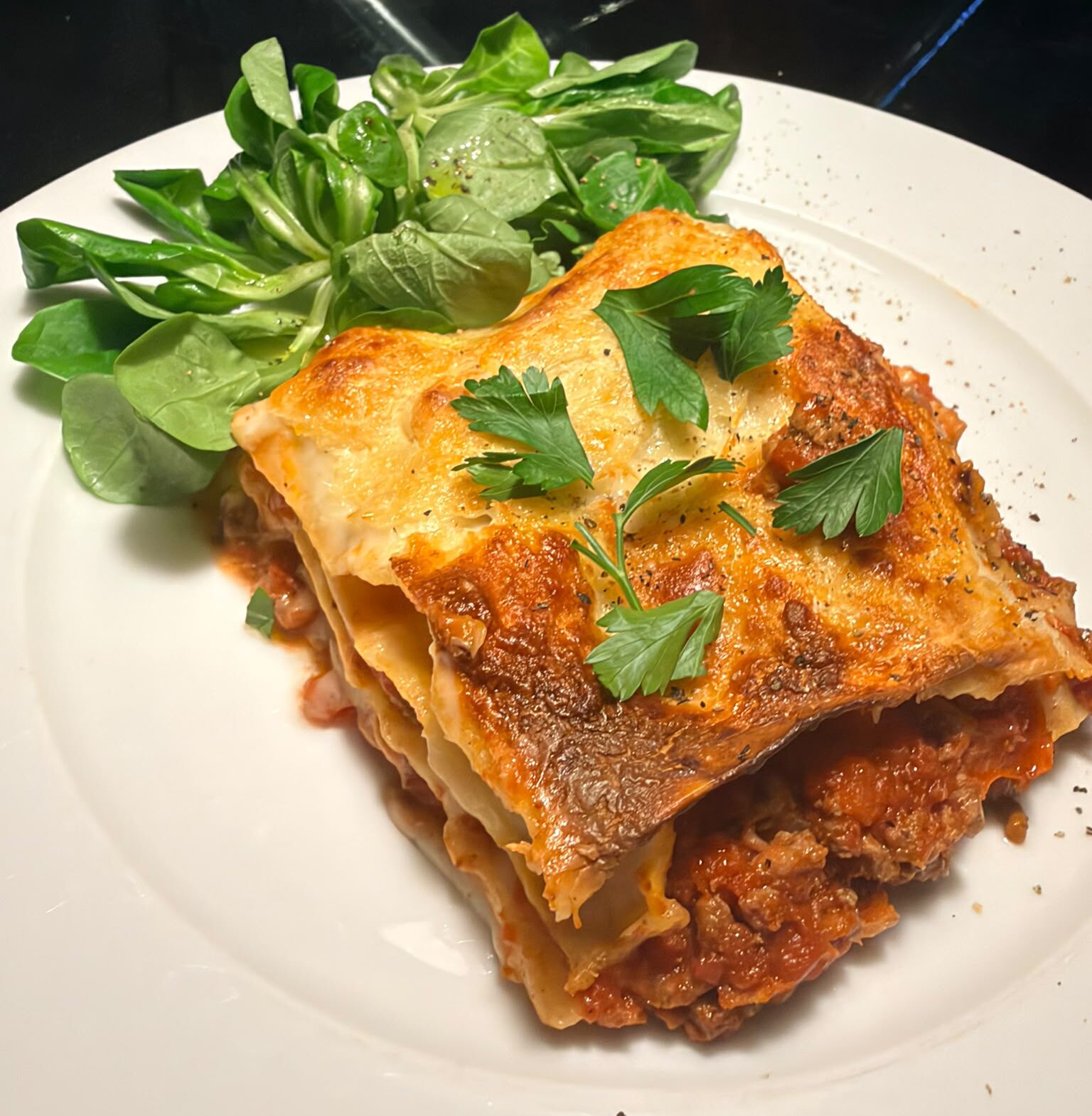 lasagne sur assiette