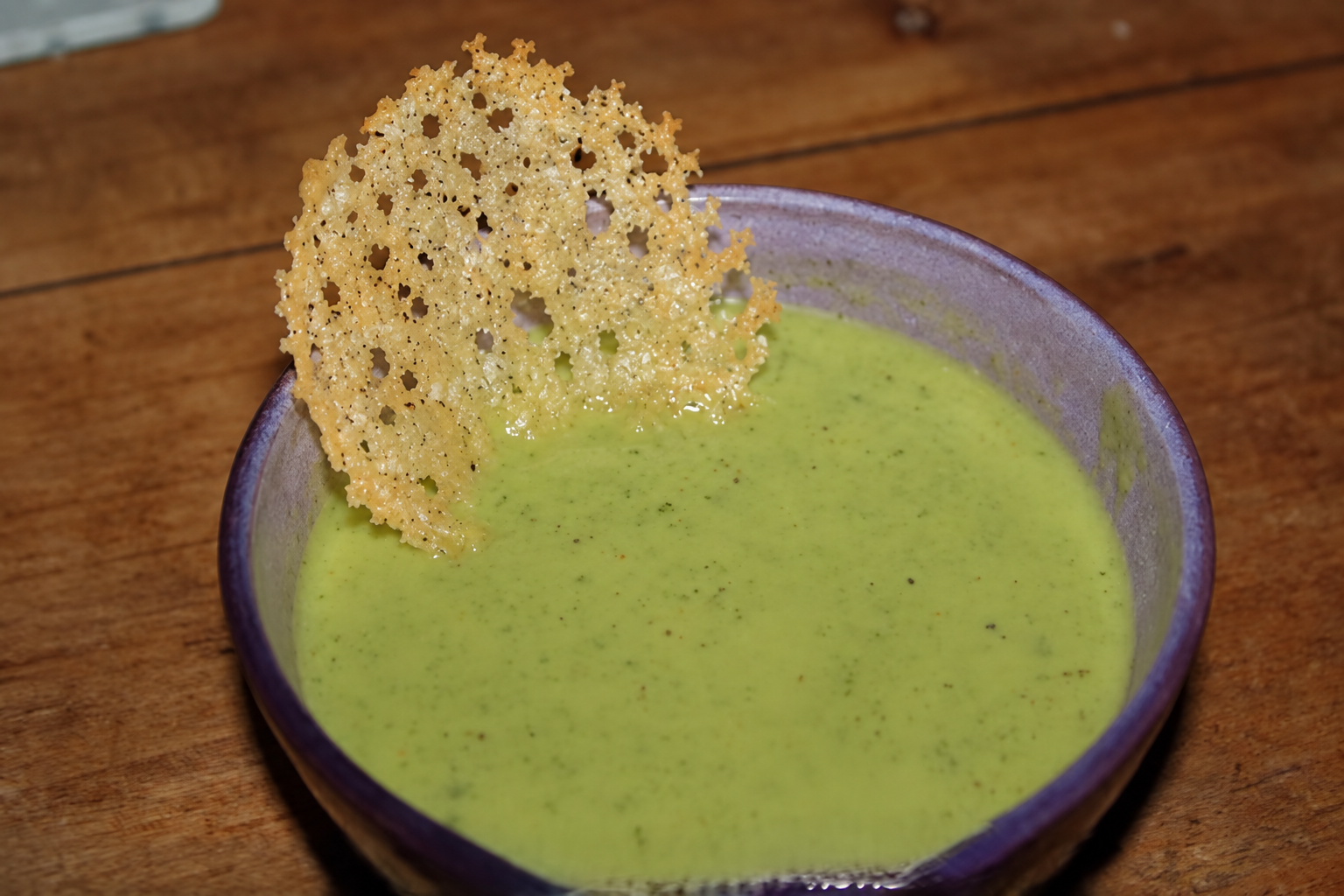 un velouté de courgettes